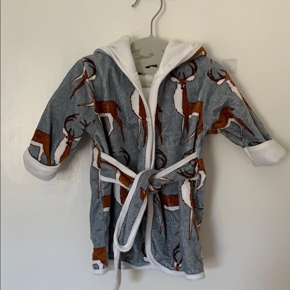 Milkbarn Other - Milkbarn baby robe in blue deer